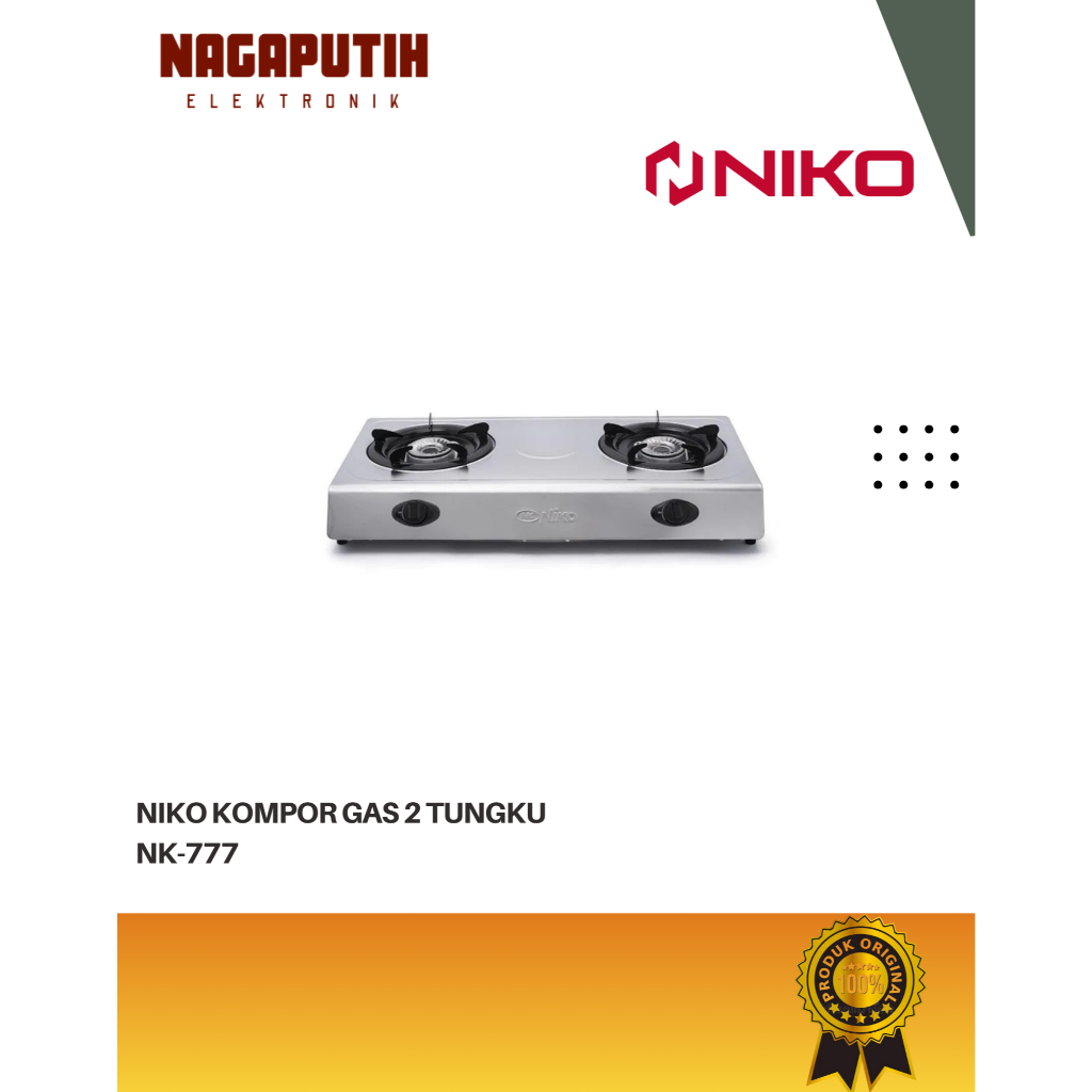 KOMPOR 2 TUNGKU NIKO NK-777