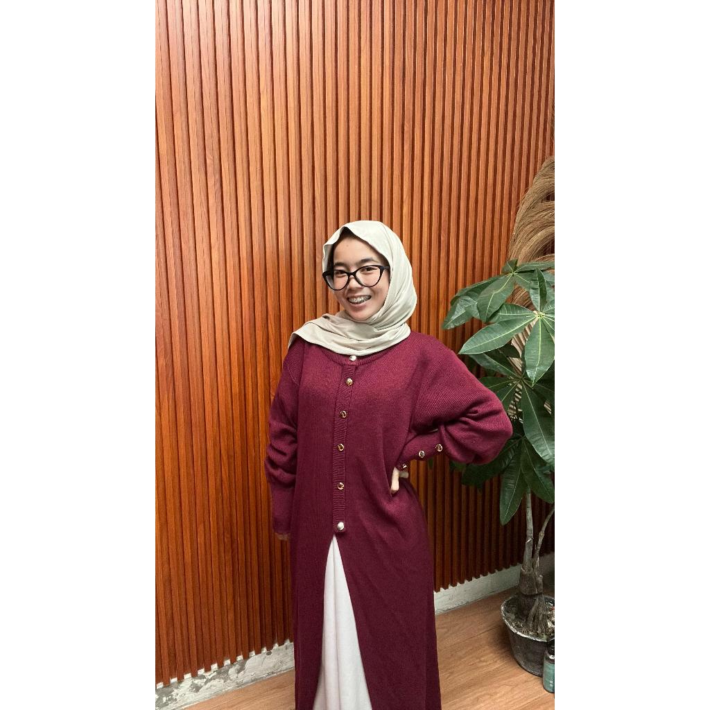 CLAUDIA TUNIK RAJUT KNIT PREMIUM TERBARU KEKINIAN
