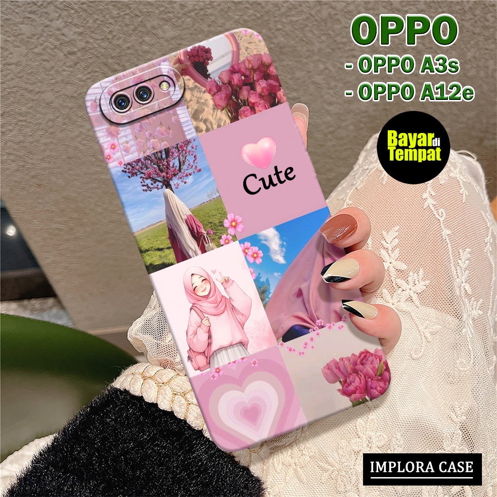 Case Oppo A3s / A12e Motif Aesthetic IMPLORA CASE Casing Oppo A3s / A12e Softcase Hp Oppo A3s / A12e