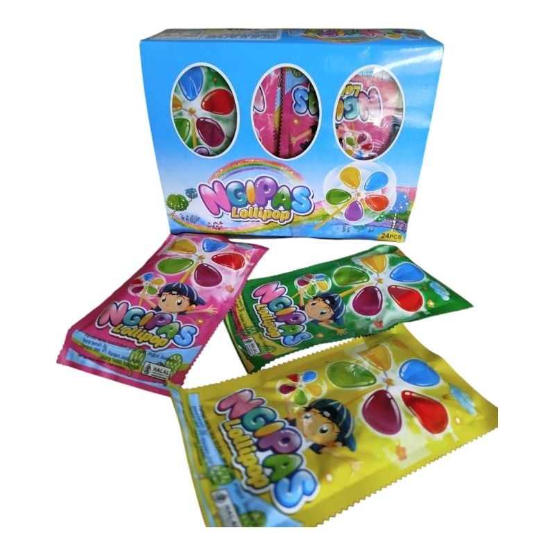 

ngipas lollipop permen bentuk kipas kincir isi 24pcs