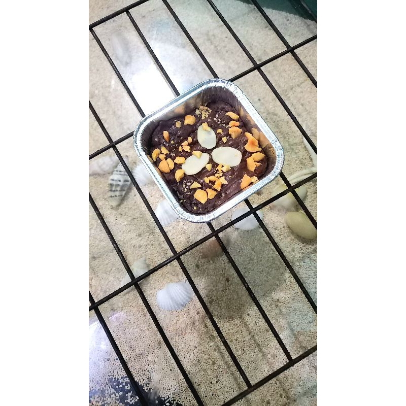 

brownies kunafa peanut butter