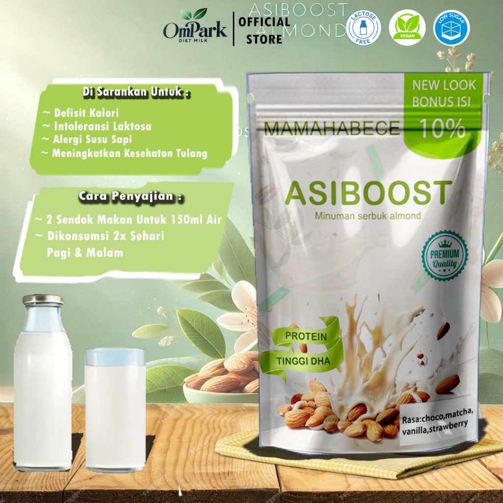 Susu Almond Asi Booster Menyusui Pelancar Asi Boster Susu Ibu Menyusui Pelancaran Asi Booster Almond