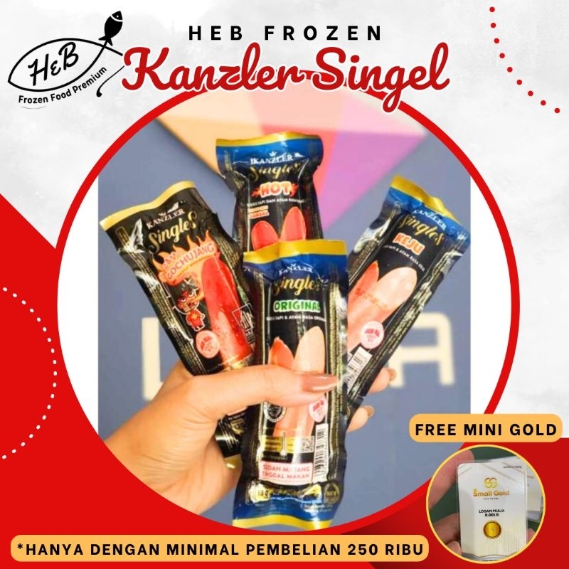 

Kanzler Singles Hot Sosis Siap Makan Kanzler 65Gr