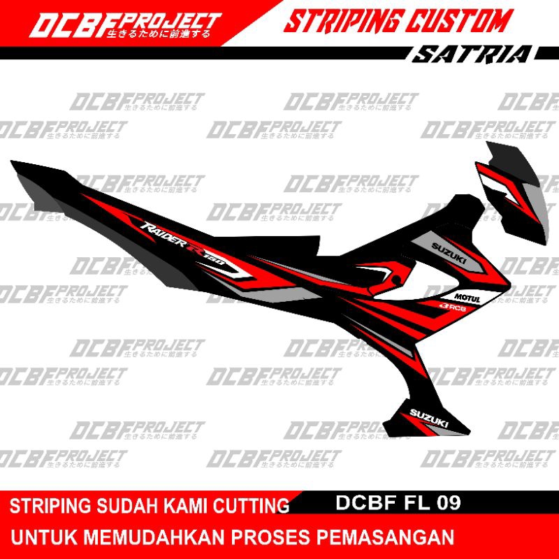 STRIPING CUSTOM SATRIA FU FACELIFT