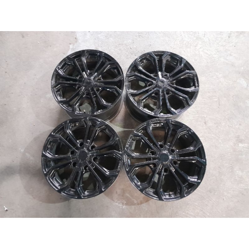 velg mobil bekas ring 17 lebar 8,5 pcd 6x139 replika fortuner TRD RING 17