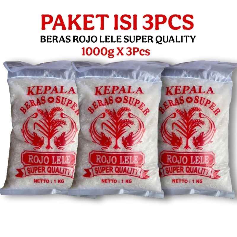 

Beras Rojo Lele Super Quality Kemasan 1 Kilo Beras Ramos Setra Beras Pulen
