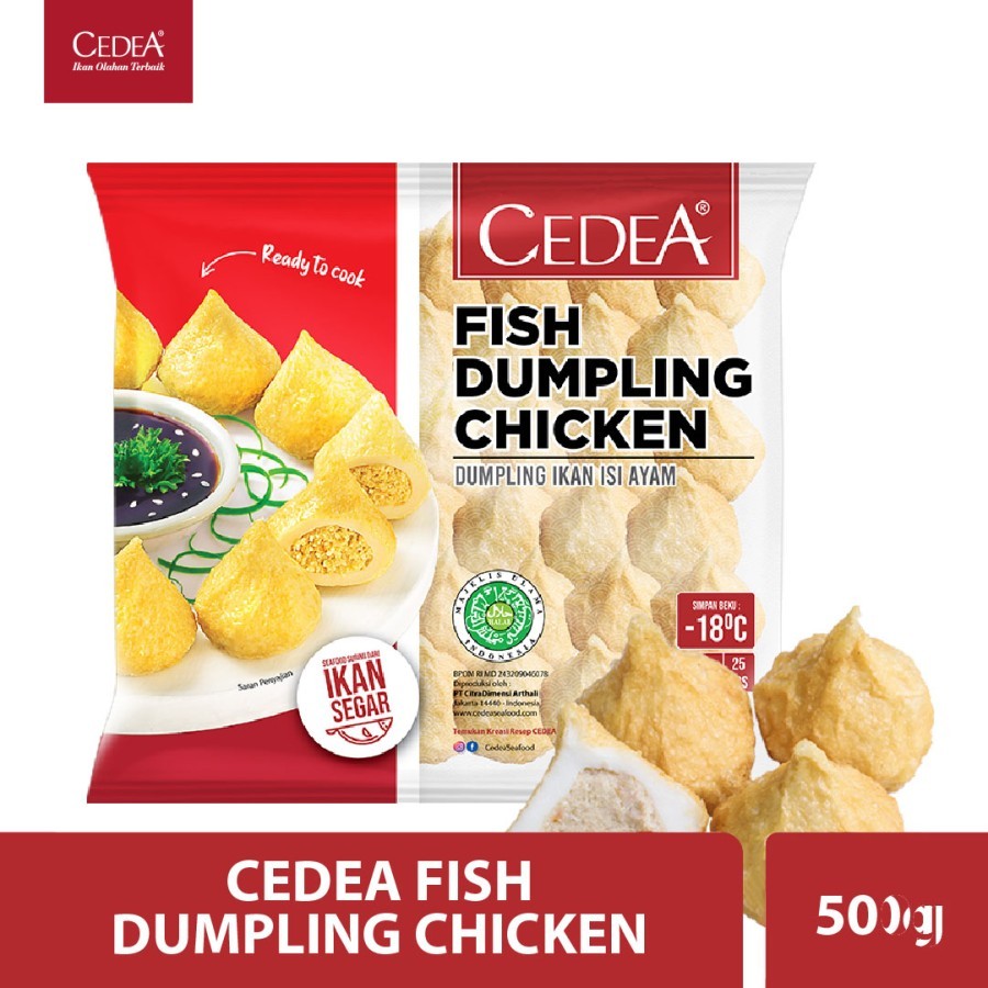 

CEDEA FISH DUMPLING CHICKEN 500GR