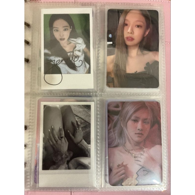 Photocard Blackpink Jennie Rosé Valentine Polaroid R Official