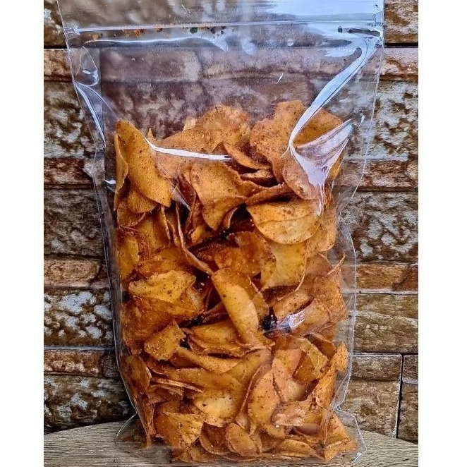 

keripik singkong pedas / kripset (keripik set*nn) / keripik singkong pedas gurih renyah