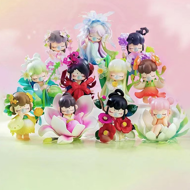 Rolife Nanci Flower Stories Figurine Character Series Kotak Buta Blind Box