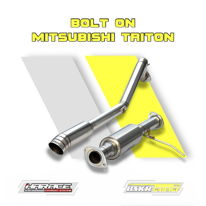 Knalpot Bolt On Mitsubishi TRITON HARACE EXHAUST
