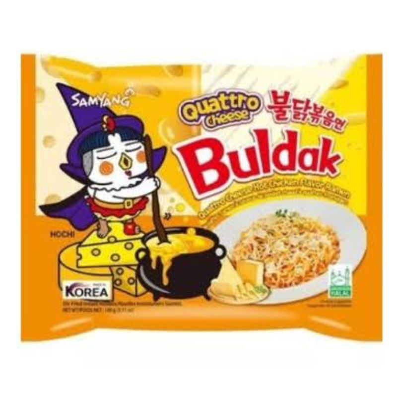 

Samyang Quattro Cheese Buldak Mie Korea Halal