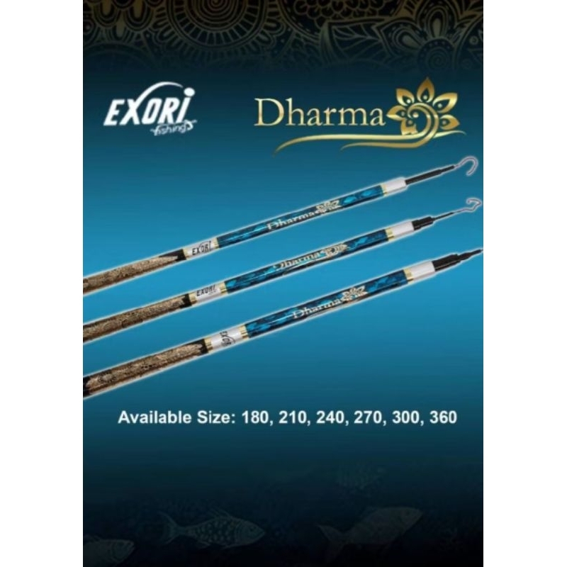 TEGEK RUAS PENDEK EXORI DHARMA 180 - 360 CARBON KAKU