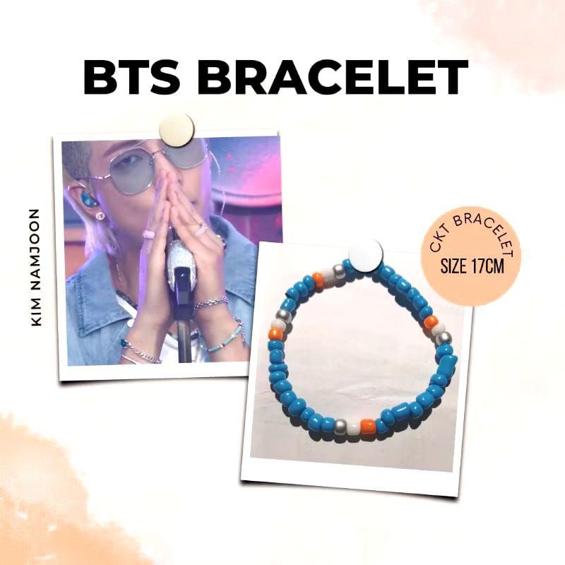 gelang manik RM BTS gelang manik namjoon BTS gelang idol K-Pop