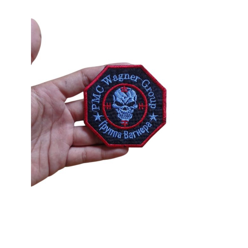 Patch Bordir Reproduksi PMC Wagner Group Tentara Bayaran Rusia Segi 8