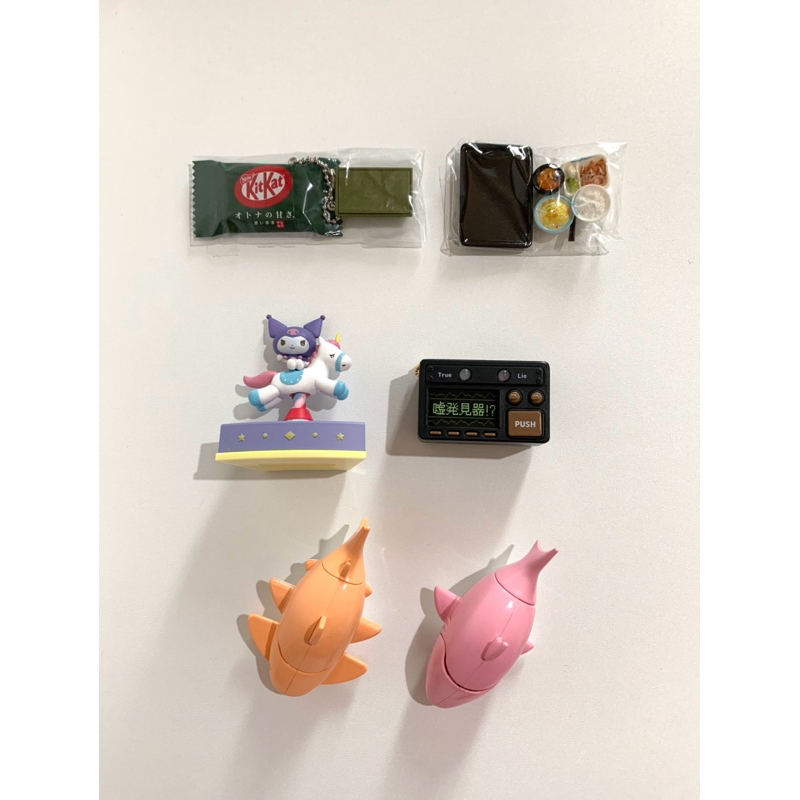 Gashapon Kitkat Kuromi Lie Detector Shark Gacha Trinkets