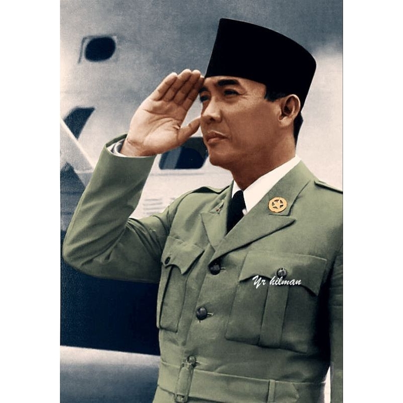 poster cetak jumbo soekarno hatta hiasan dinding macam macam ukuran