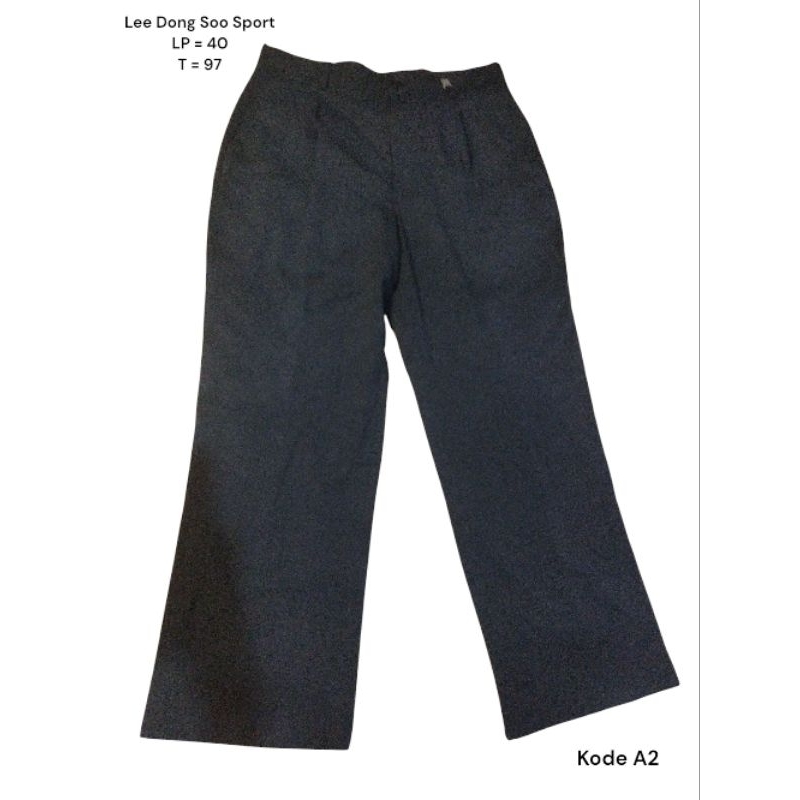 Celana Outdoor Hitam Second Thrifting