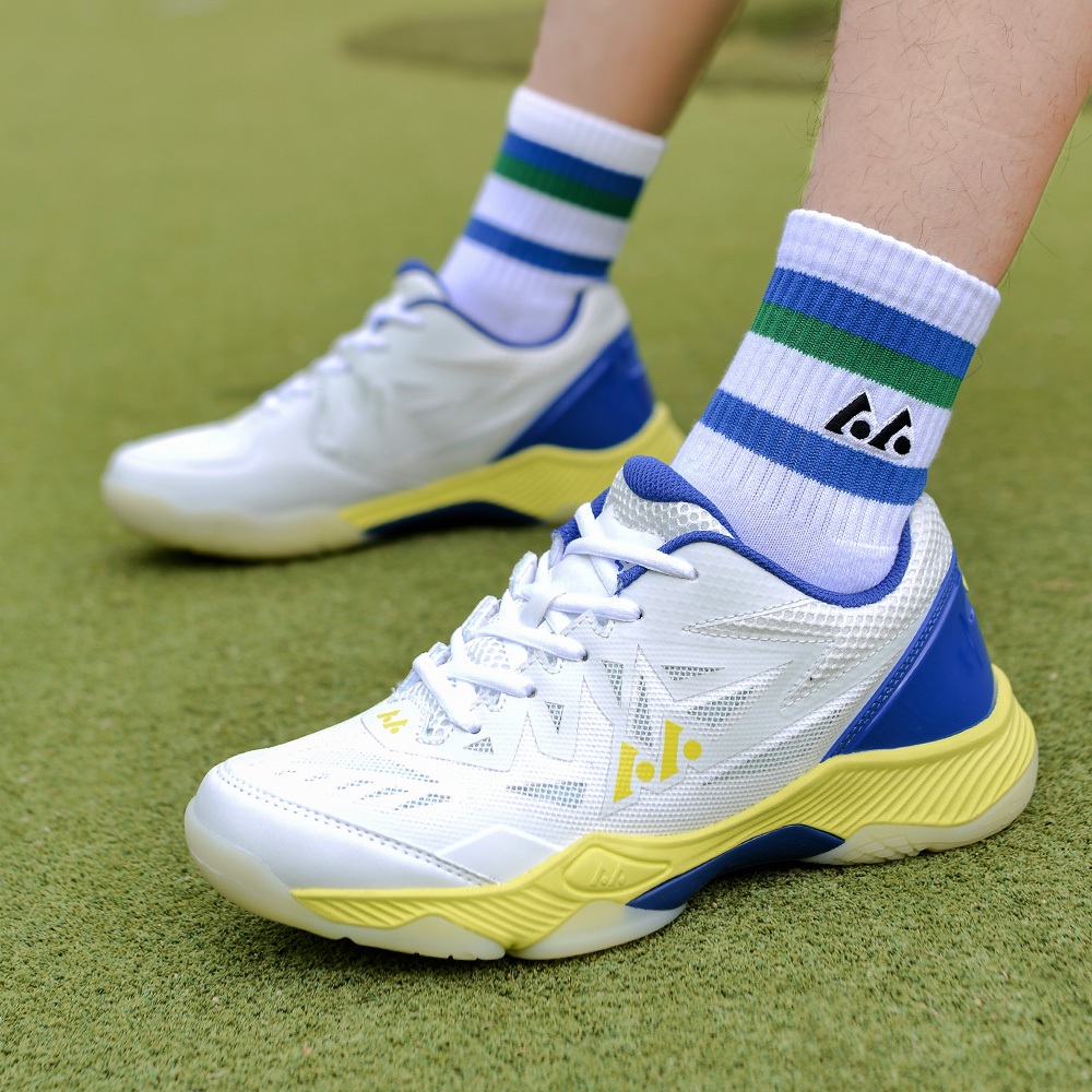 BestPromo Tersedia Sepatu Badminton Pria Sepatu Tenis Lapangan Soal Karet Kualitas Tinggi Yang Dapat