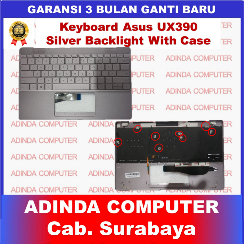 Keyboard Asus Zenbook 3 UX390 UX390ua UX390UA-DH51