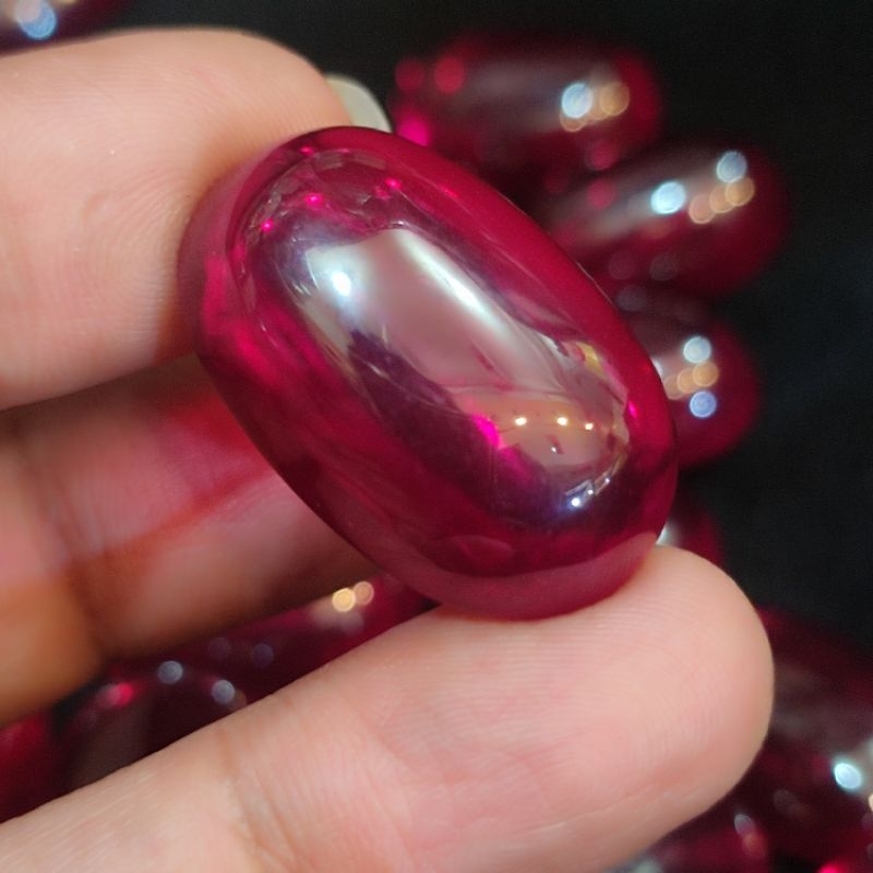 BATU MERAH SIAM JUMBO BANGKOK ASLI BUKAN YANG KACA ATAU ABAL ABAL