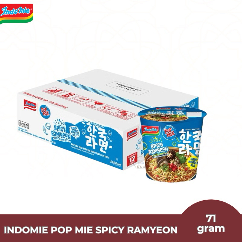

[1DUS ISI 12] Pop Mie Instan Rasa Spicy Ramyeon Cup 71 gram