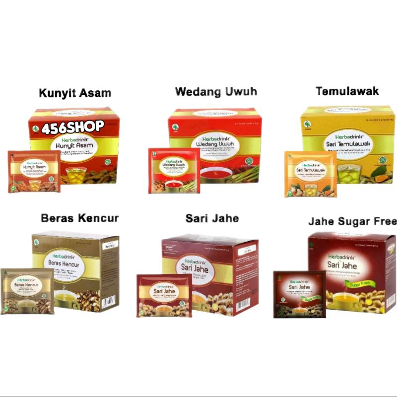 

Herbadrink Jamu Instan 1 Kotak isi 5 Sachet