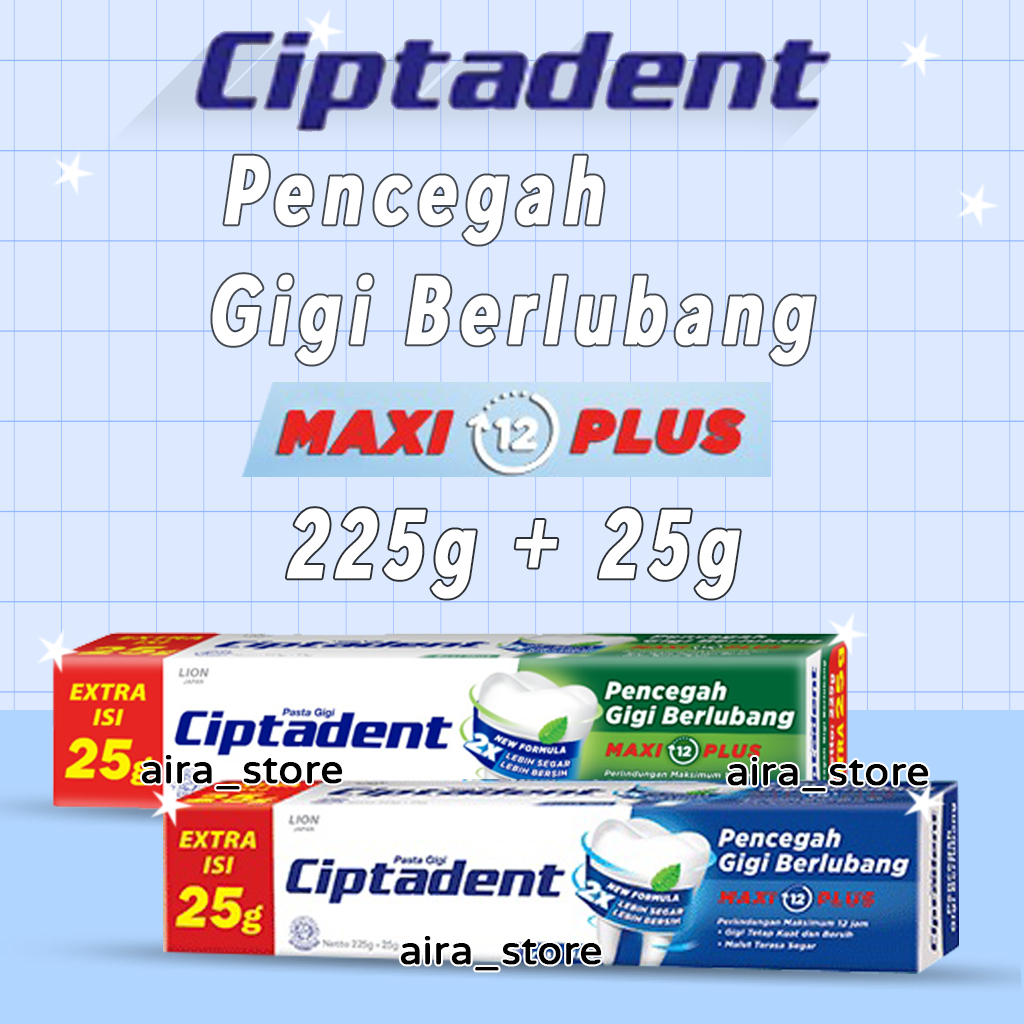 Ciptadent Jumbo 225+25gram dan 75 Gram Pasta Gigi Murah