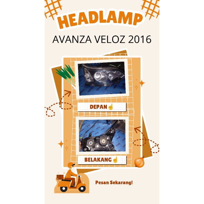 headlamp Avanza Veloz 2016