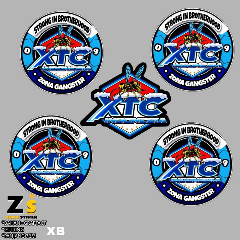 

Stiker bulat xtc indonesia isi 5pcs x510