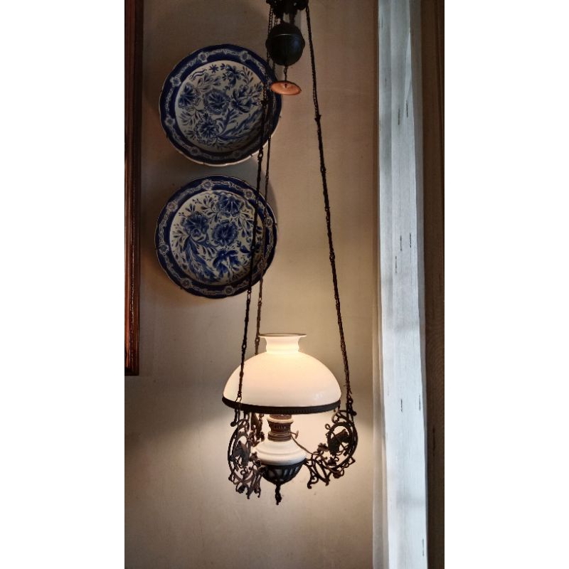 LAMPU GANTUNG KUNO JAWA ASLI BUKAN REPRO