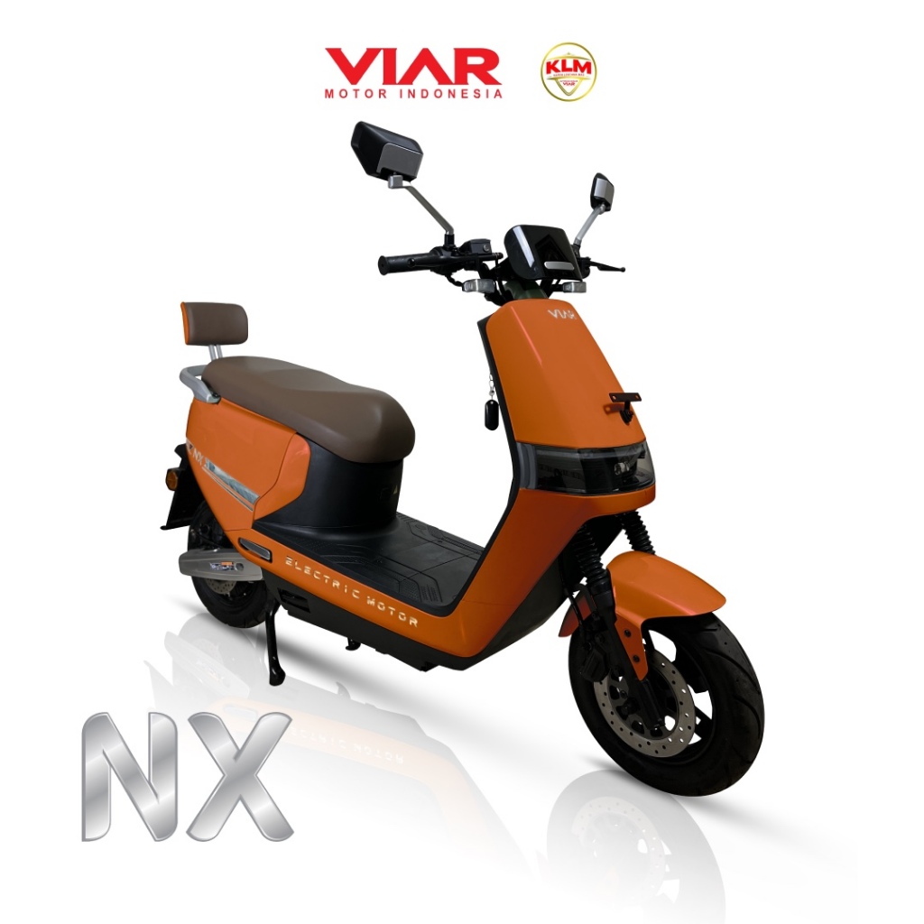 MOLIS WARNA ORANGE NX MOLIS VIAR MOTOR LISTRIK VIAR READY