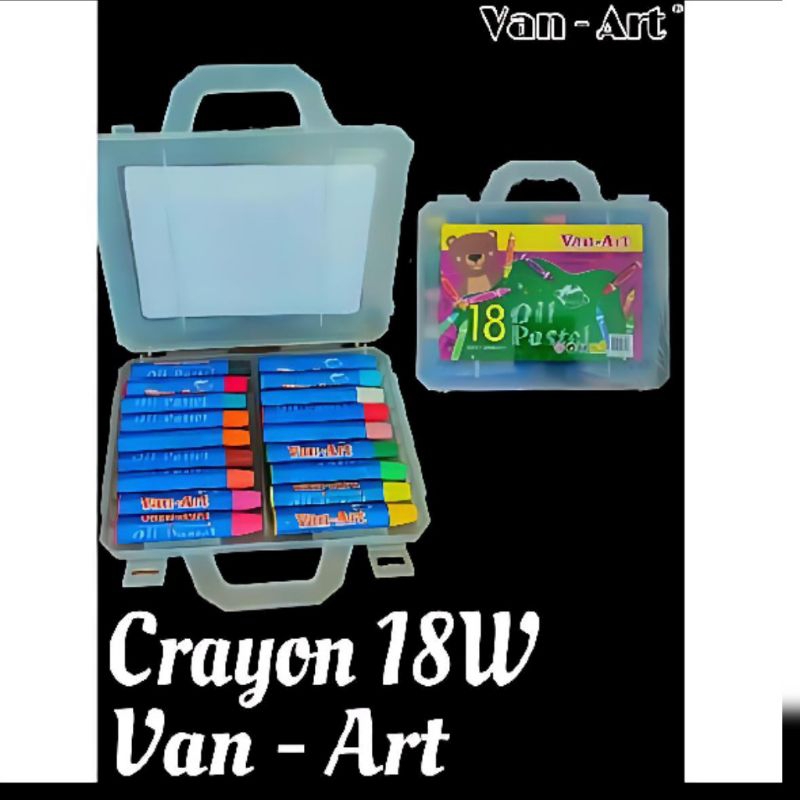 

Crayon besar/ oil pastel van-art 18 warna/alat mewarnai