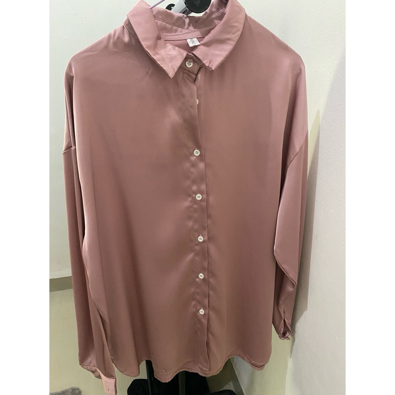 Bencha Mauve Kemeja Oversized