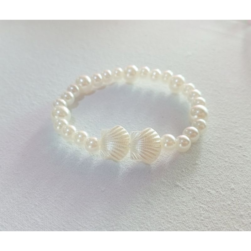 Gelang Manik Mutiara-Gelang Mutiara Putih