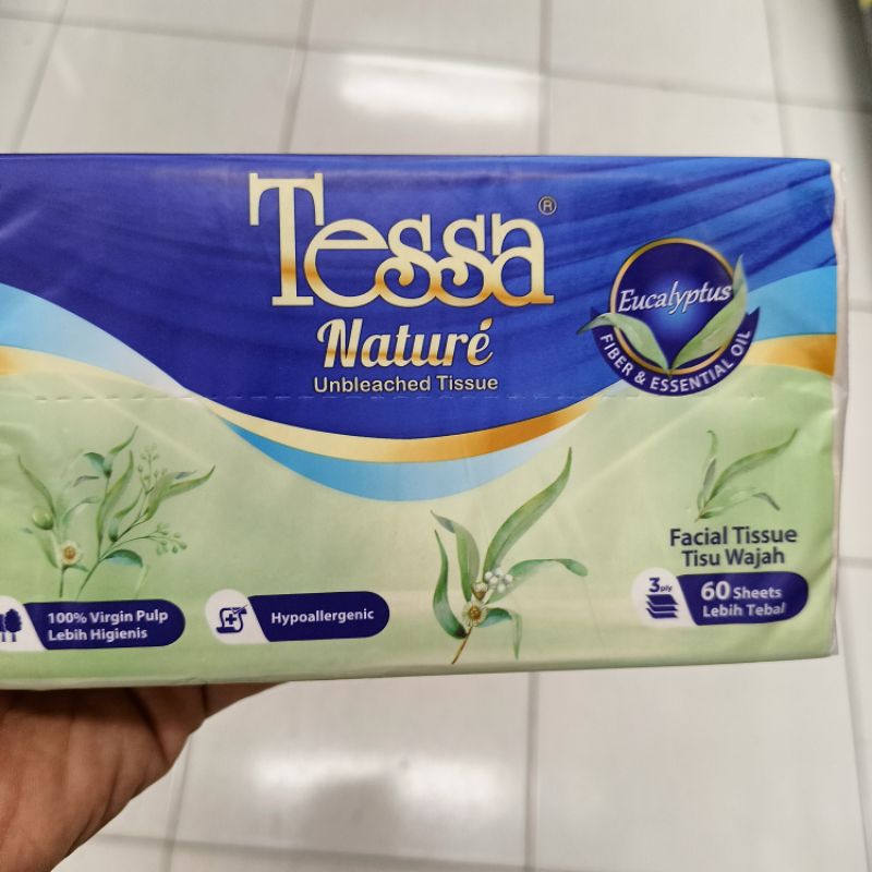Tissue Wajah Facial Tessa Nature (60 Sheet)