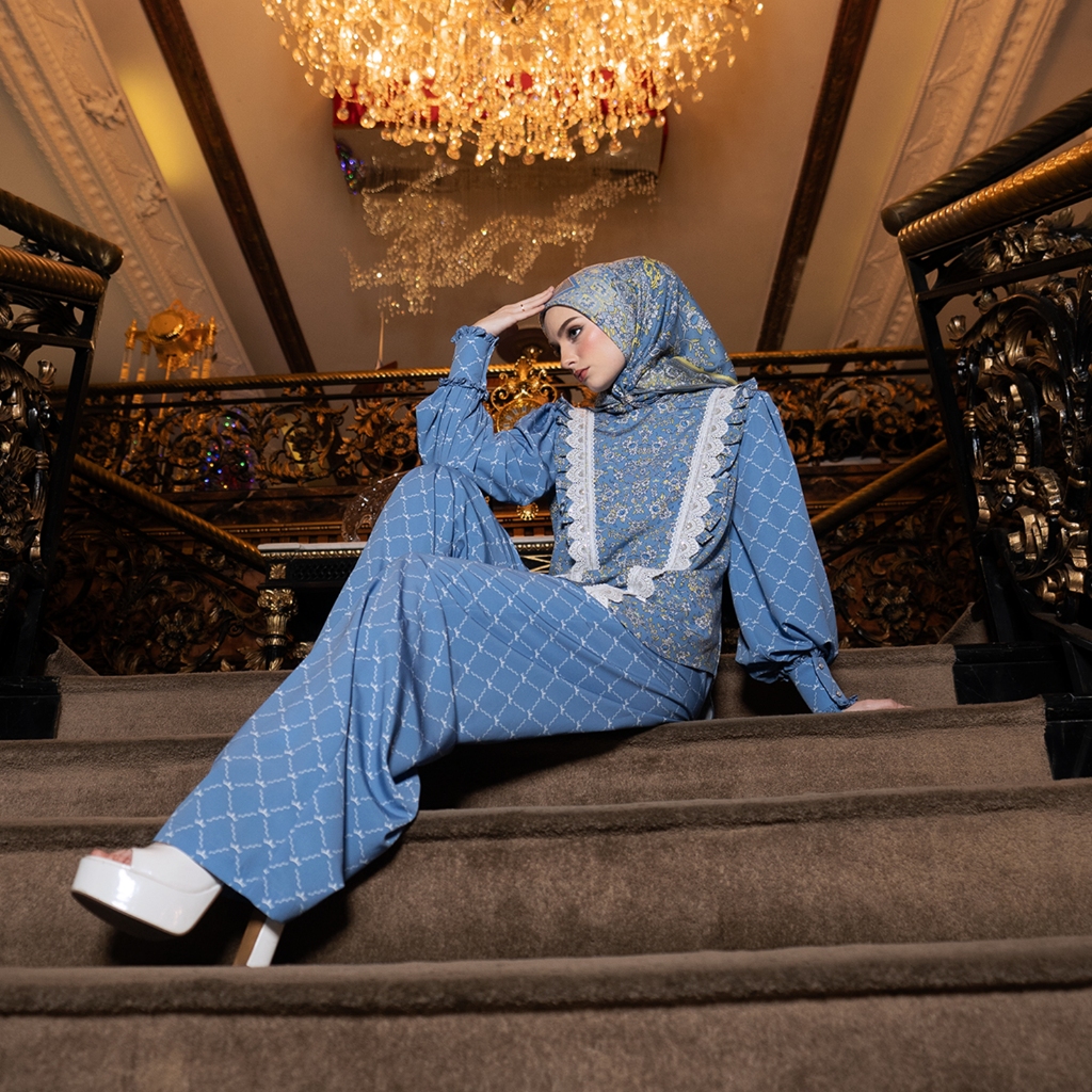 MANDJHA FRANSECA Set By IVAN GUNAWAN - Raya Busana Muslim Setelan Modest ORIGINAL