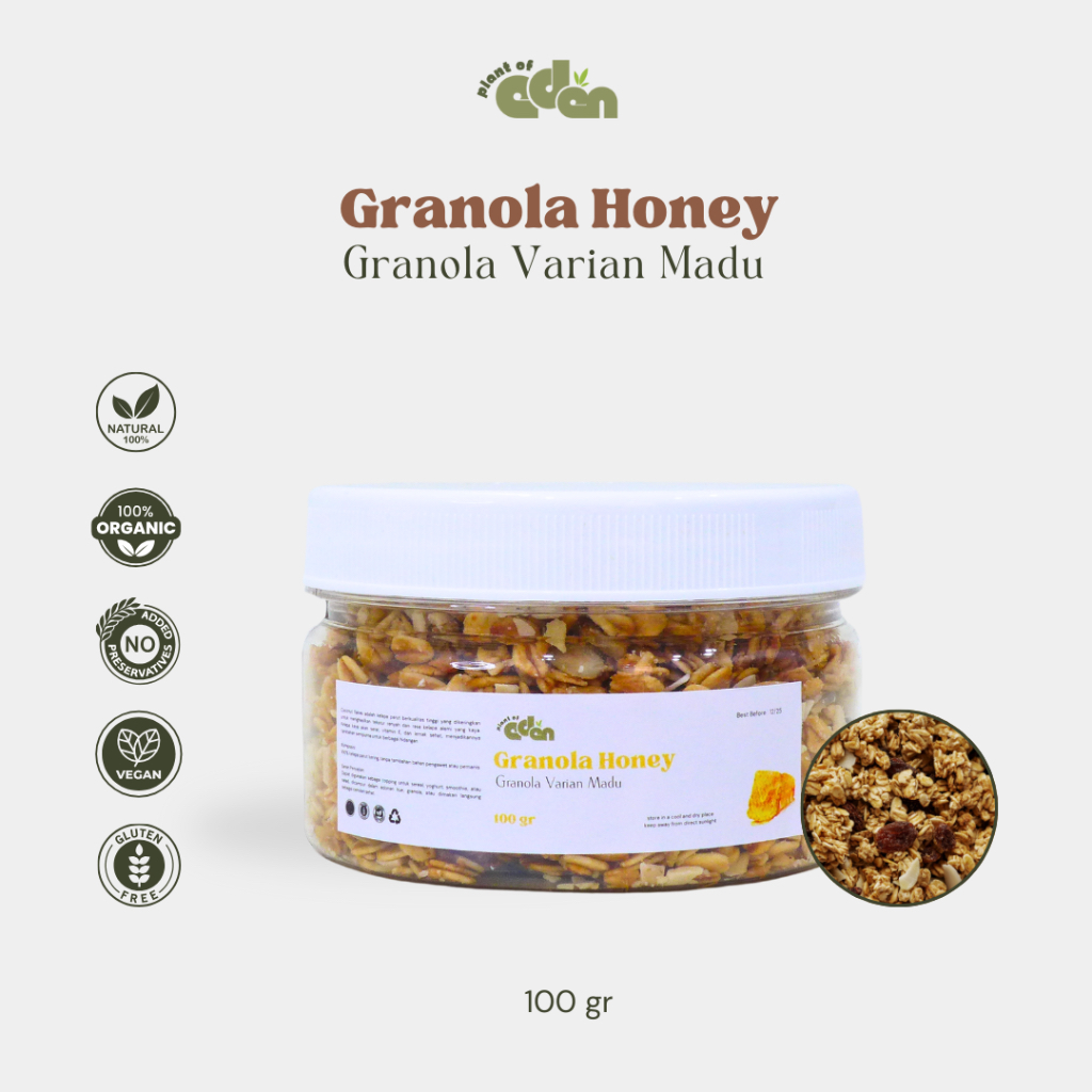 

Plant of Eden - Granola Honey | Granola Varian Madu
