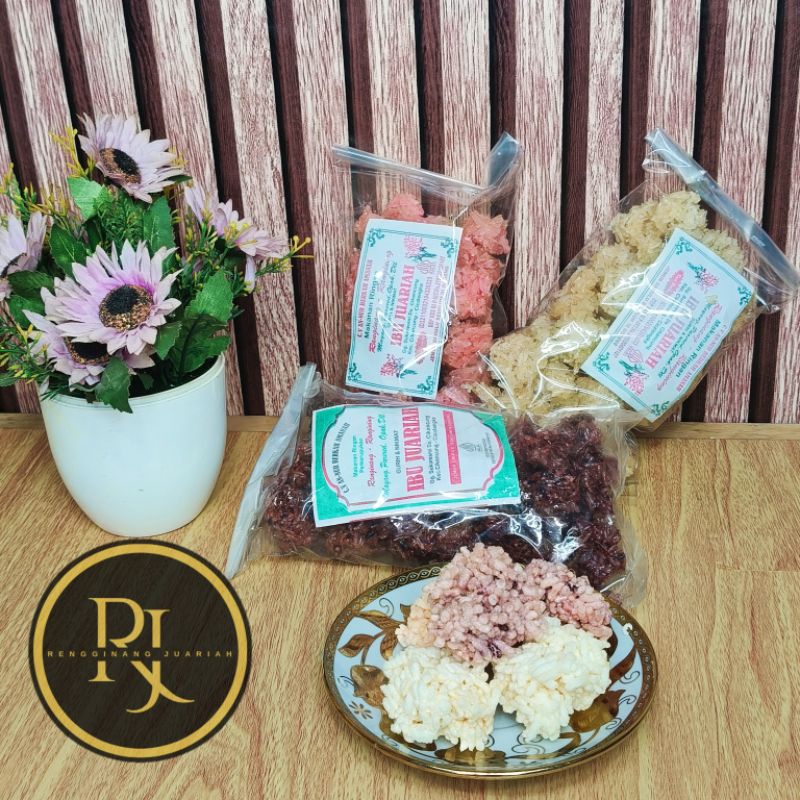 

RANGINANG COMOT/RANGINANG MINI/RANGINANG RAMAH DI TOPLES/RANGINANG KETAN ASLI/RANGINANG IBU JUARIAH/KETAN ASLI/250G