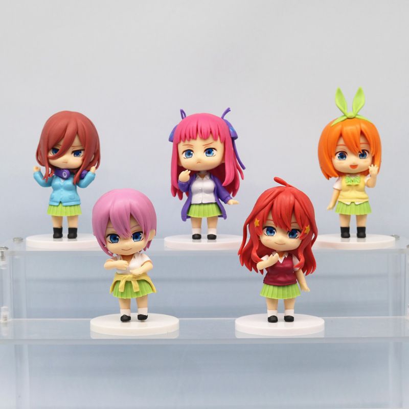 Action Figure Go-Toubun no Hayanome | Pajangan Anime The Quintessential Quintuplets | Miku Nakano Ni