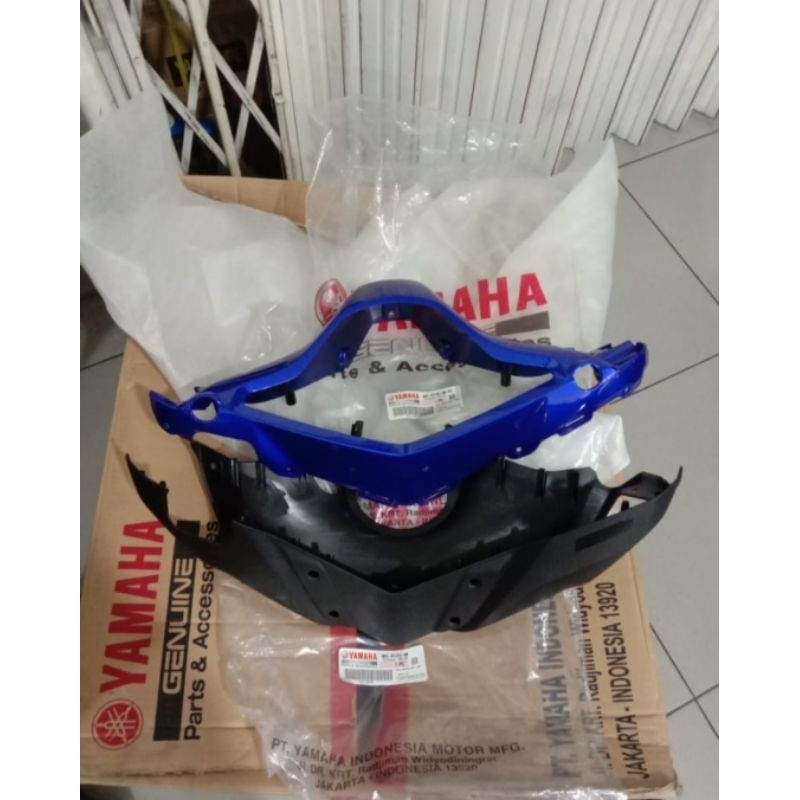 COVER HANDLE UPPER SET BATOK AEROX 155 2017-2020 BIRU ORIGINAL