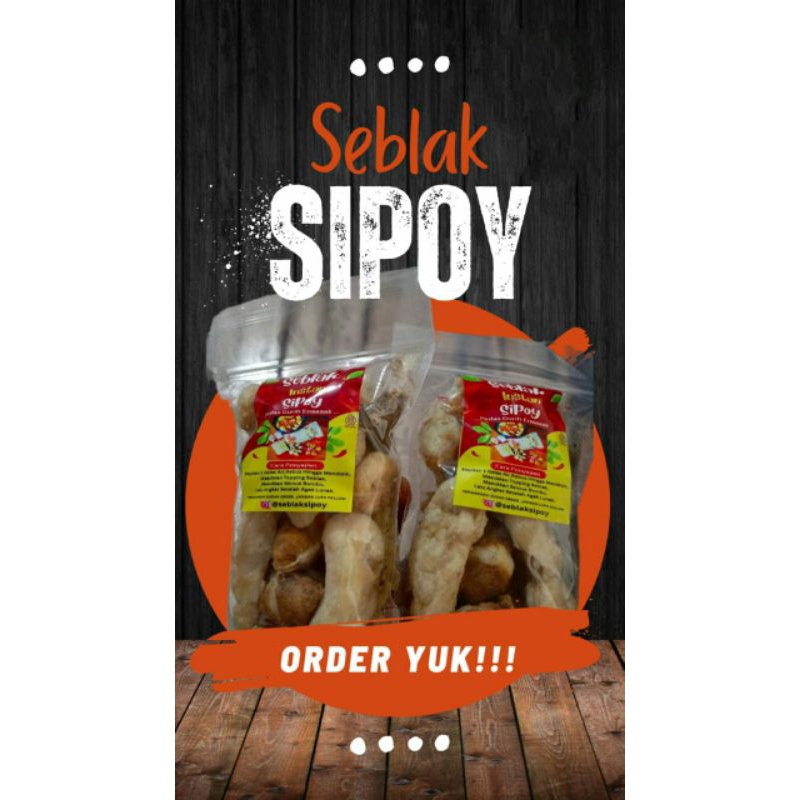 SEBLAK INSTAN SIPOY TOPING TERLENGKAP