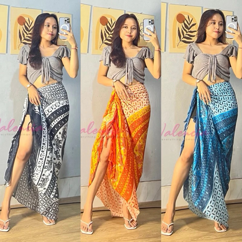VALENCIA • MOTIF GAJAH MANDALA KAIN PANTAI RUMBAI • SARUNG BALI • KAIN PANTAI BALI • SARUNG PANTAI