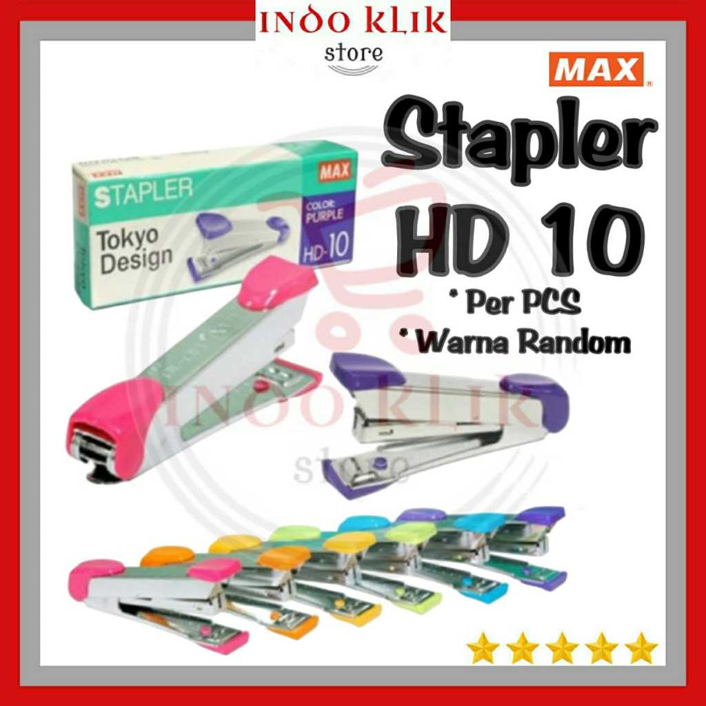 Stapler Max HD 10 / Straples max HD-10 / Hekter Kecil Max HD 10 Isi No 10