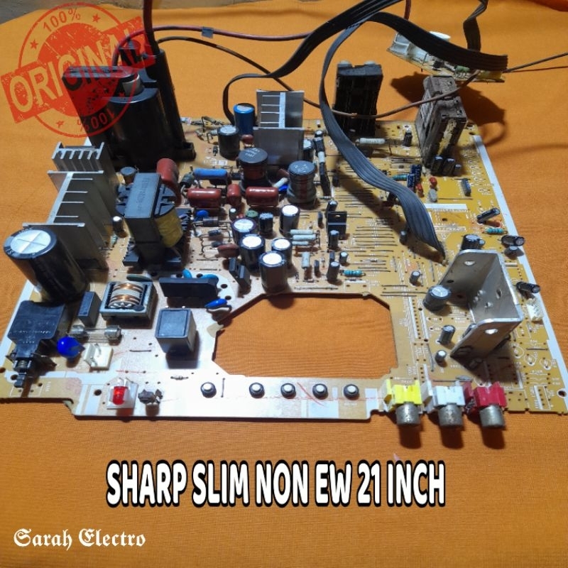 MESIN TV TABUNG SHARP SLIM 21 NORMAL SIAP PAKAI