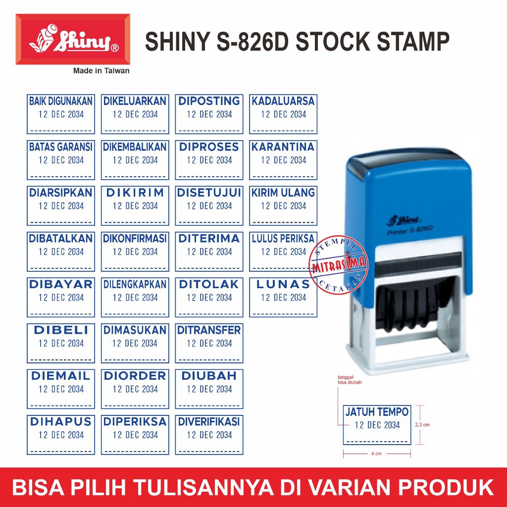 

Stempel Shiny Dibatalkan Dikirim Diperiksa Diproses Disetujui Diterima Ditransfer Diverifikasi Lunas