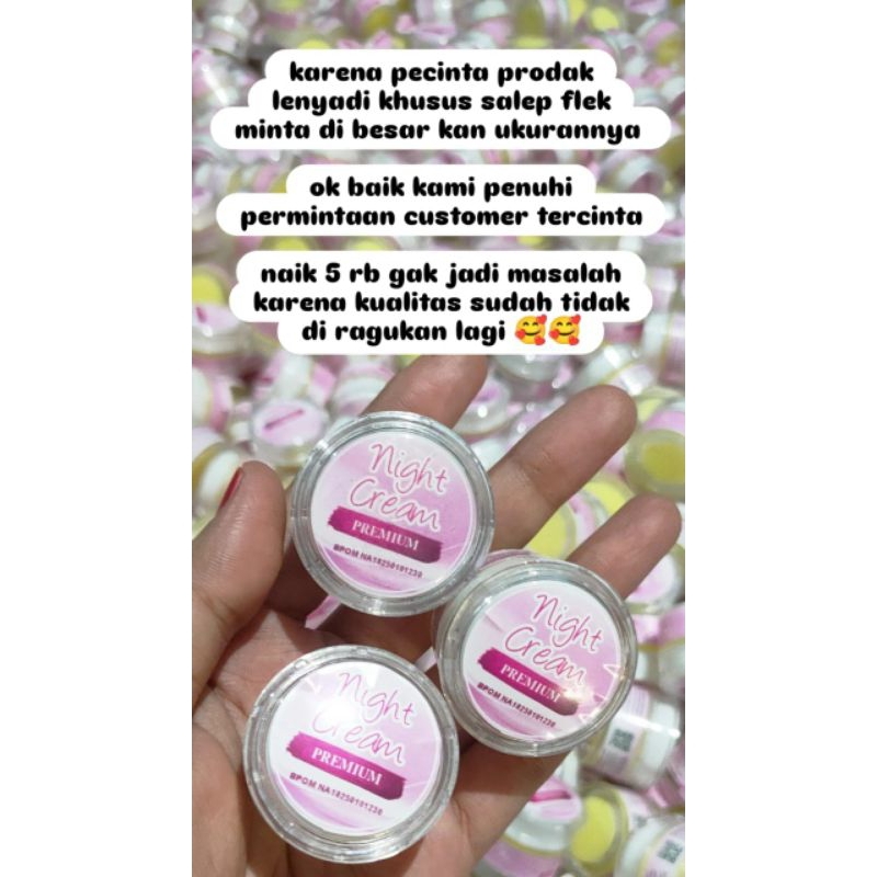salep flek lenyadi/ night cream premium