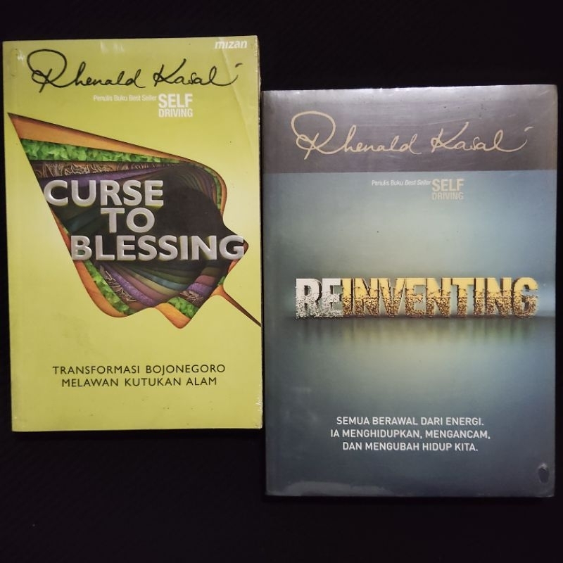 Buku Original / Cursed To Blessing & Reinventing - Myelin - Road To Prosperity - Shifting / RHENALD 