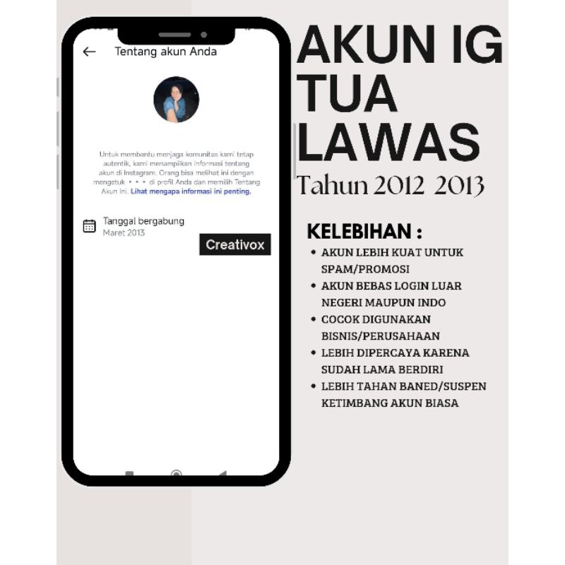 AKUN IG TUA LAWAS AKUN PROMOSI AKUN INSTAGRAM BISNIS AKUN IG SPAM AKUN IG KUAT AKUN IG SPAM KUAT AKU