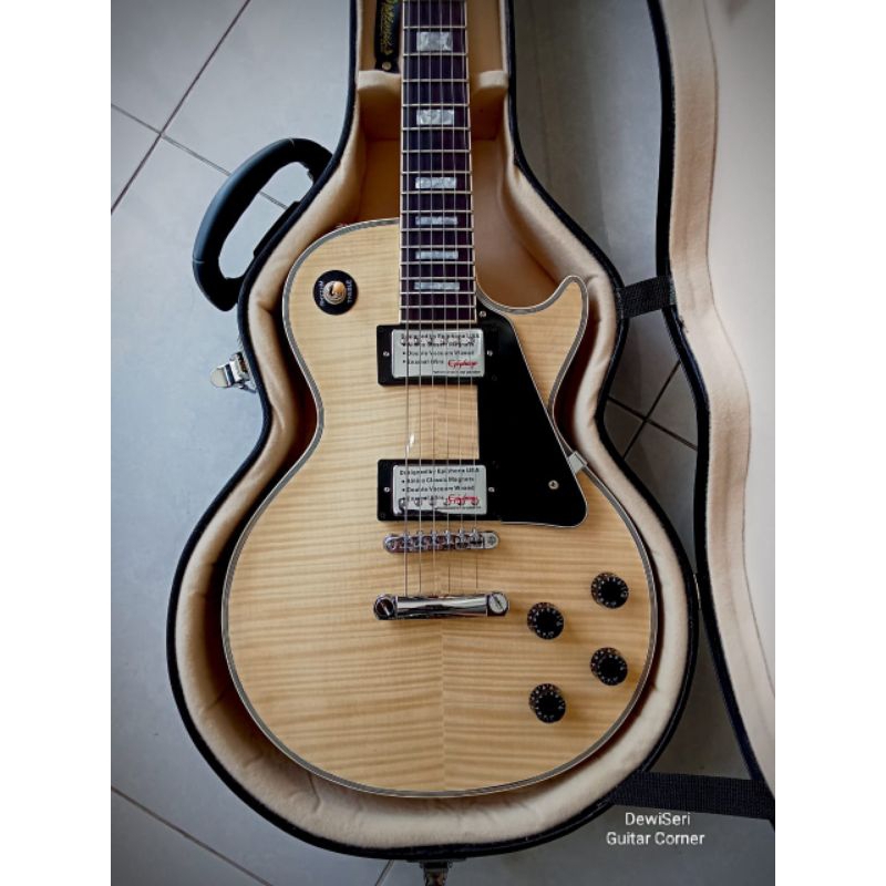 Gitar Elektrik Gibson Les Paul Blonde Beauty Alnico Classic Chrome